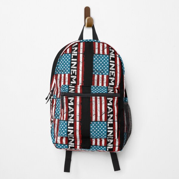 Item preview, American Flag Patriotic Electric Cable Lineman Zip 1 designed and sold by chereeroumbam.