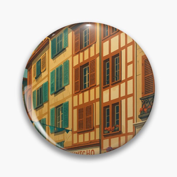Item preview, Bayonne Retro - Basque Sun Atmosphere designed and sold by Nexpix.