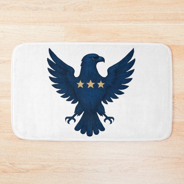 Item preview, Majestic Blue Eagle With Three Golden Stars designed and sold by kylmllr101684.