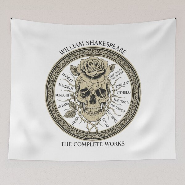 Item preview, Shakespearean Skull & Rose - Hamlet and Tragedy designed and sold by Boski22.