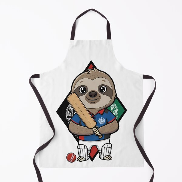 Item preview, Afghanistan Cricket Sloth Player Cartoon designed and sold by k3rstman1.