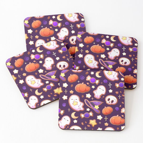 Item preview, Tricks and Treats Halloween Cookies Seamless Pattern designed and sold by heysoleilart.