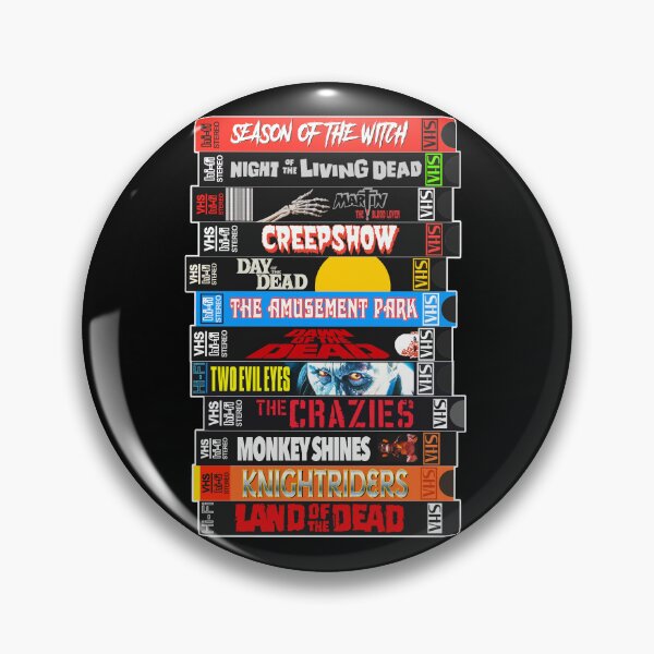 Item preview, George A Romero VHS Horror Movie Stack designed and sold by darklordpug.