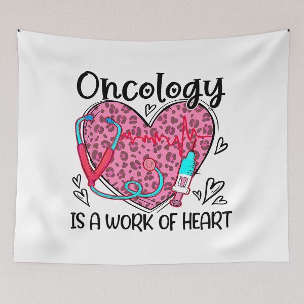 Item preview, Leopard Heart Oncology Is A Work Of Heart Nurse Valentines 		 designed and sold by gamboubistrac.