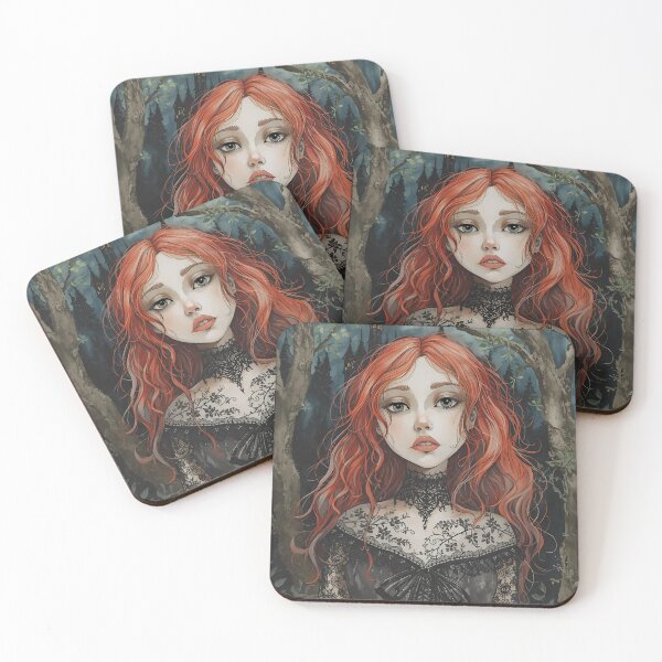 Item preview, Gothic Redhead Girl designed and sold by Rammstela.