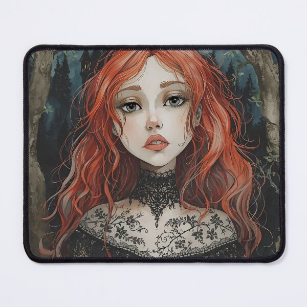 Item preview, Gothic Redhead Girl designed and sold by Rammstela.