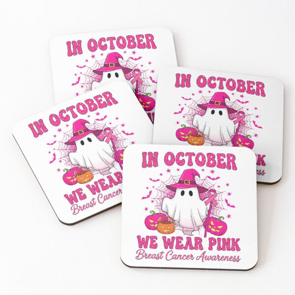Item preview, Pink Cute Ghost Halloween PNG | In October We Wear Pink Breast Cancer Awareness designed and sold by Ellen'Studio.