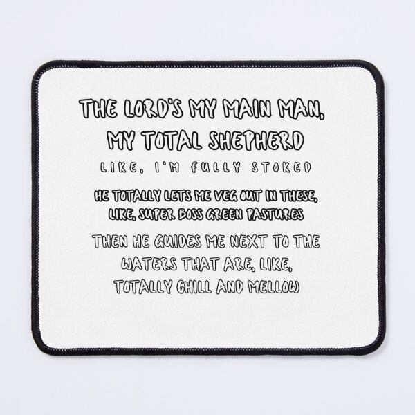 Item preview, The 23rd Psalm Street style! White Script. Wheeze the juice! designed and sold by PegLeg-Montys.