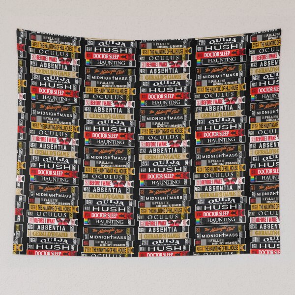 Item preview, Mike Flanagan VHS Horror Movie Stack designed and sold by darklordpug.