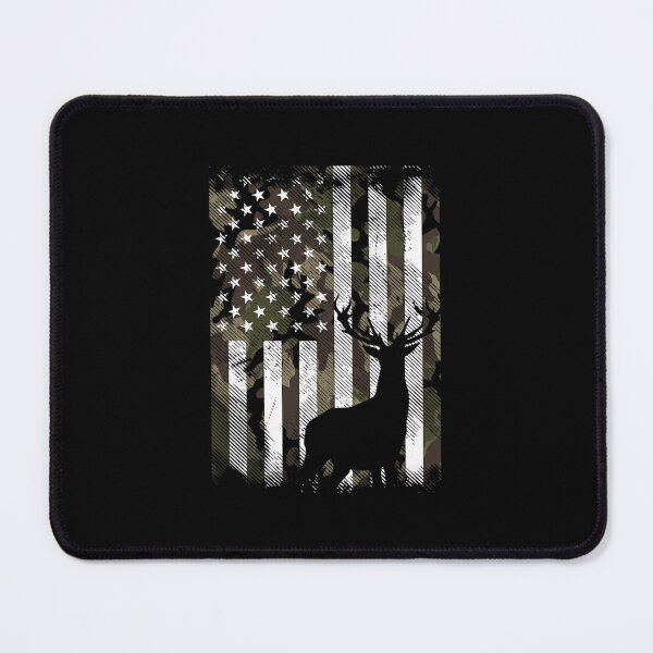 Item preview, Camo US Flag Deer Elk Buck Camoflage Hunting Hunter Dad Short Sleeve designed and sold by maxieleratac.