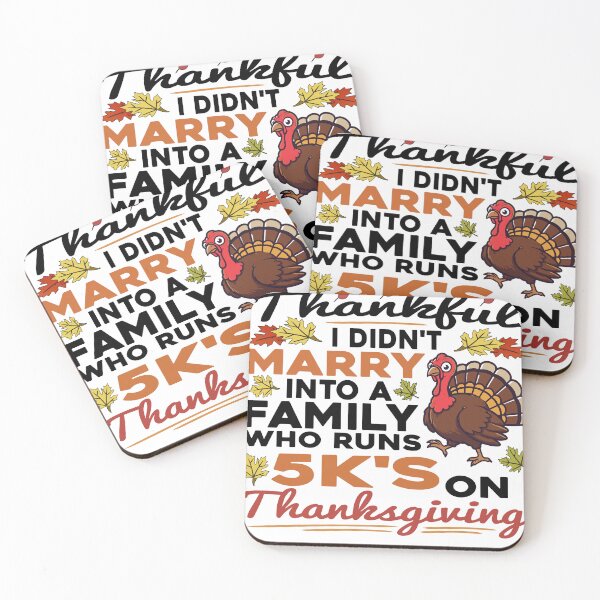 Item preview, Funny Thanksgiving Quote Thankful I Didn't Marry Into A 5K Family designed and sold by arabiw.