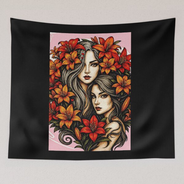 Item preview, The women and lilies designed and sold by Helios Be. Lavsh.
