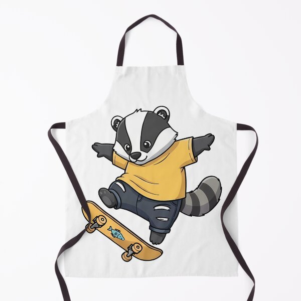 Item preview, Skateboarding Badger Cartoon Fun designed and sold by k3rstman1.