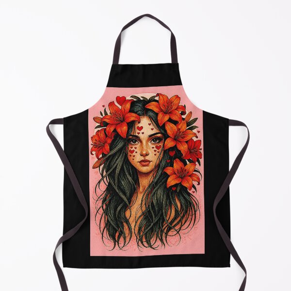 Item preview, The woman and lilies#1 designed and sold by Helios Be. Lavsh.