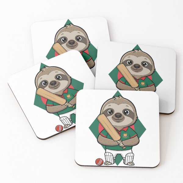 Item preview, Bangladesh Cricket Sloth Mascot Funny designed and sold by k3rstman1.