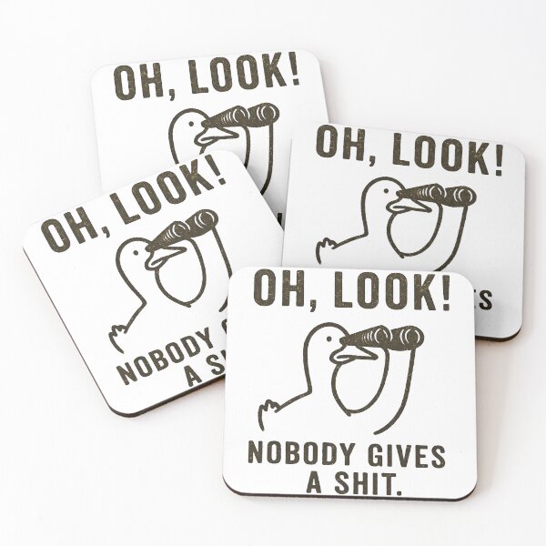 Item preview, OH, LOOK!  NOBODY GIVES A SHIT. designed and sold by annaottertion.
