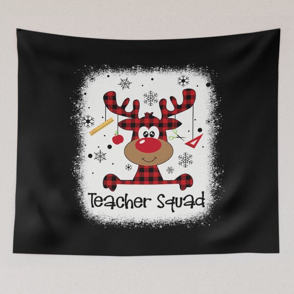 Item preview, Bleached Teacher Squad Reindeer Funny Teacher Christmas Xmas 		 designed and sold by tolkeoibohe.