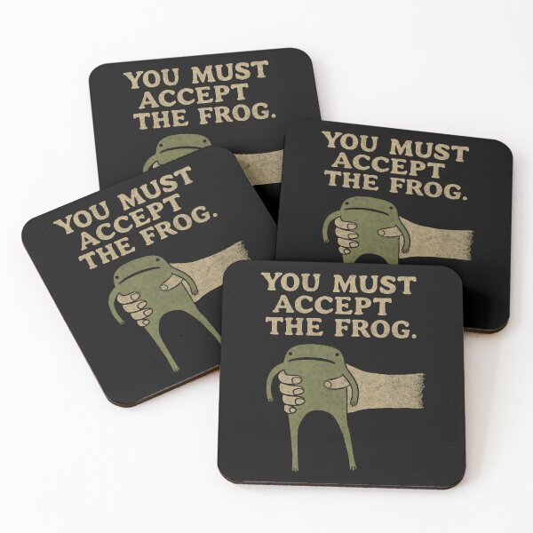 Item preview, YOU MUST ACCEPT THE FROG. designed and sold by annaottertion.