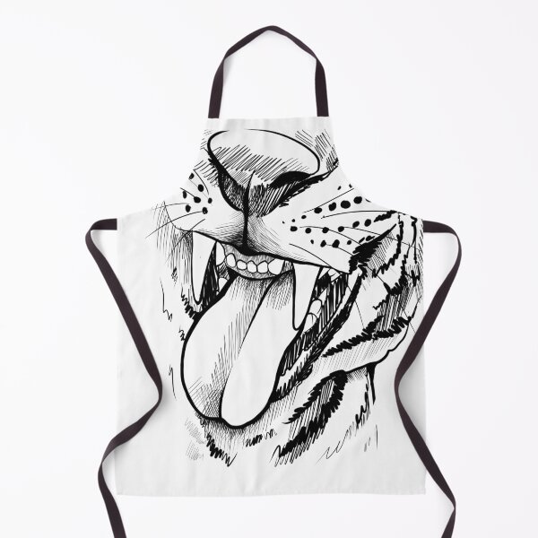 Item preview, Roaring Wild – Ink Style Panther Illustration designed and sold by J.