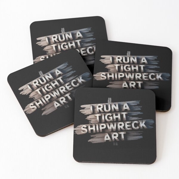 Item preview, I Run A Tight Shipwreck Art designed and sold by Naitsebas.