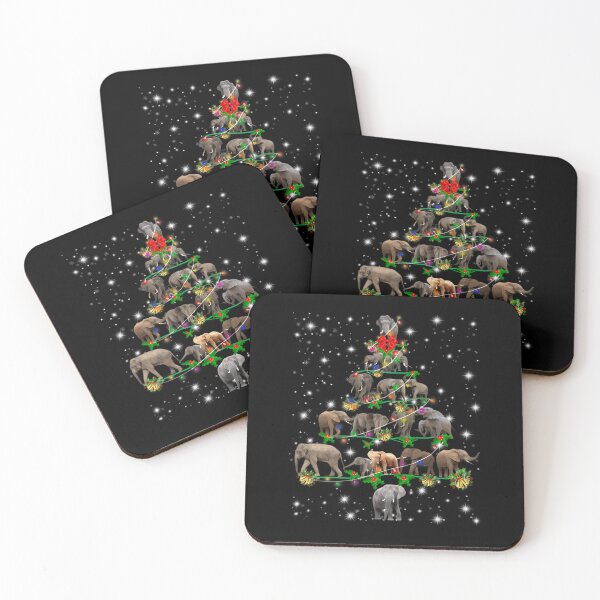 Item preview, Funny Elephants Christmas Tree Tee Orna	t Decor 	 		 designed and sold by pistolmuheuao.