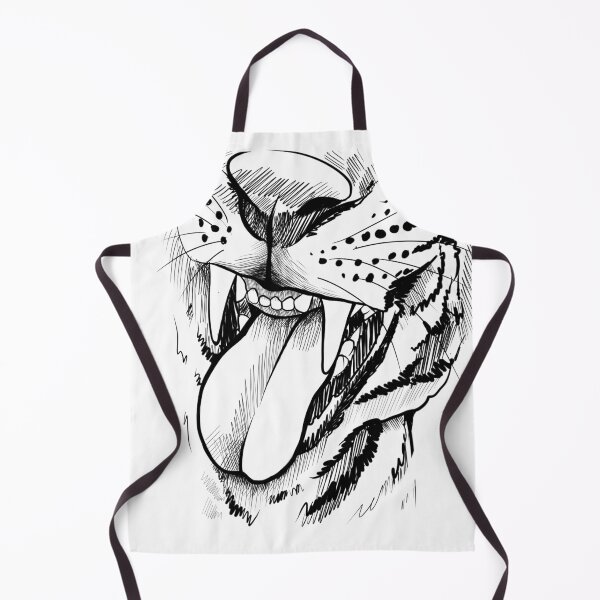 Item preview, Roaring Wild – Ink Style Panther Illustration designed and sold by J.