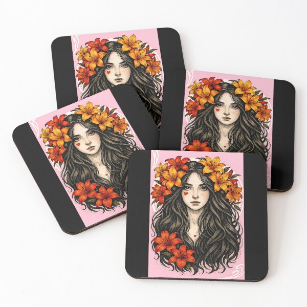 Item preview, The women and lilies#3 designed and sold by Helios Be. Lavsh.