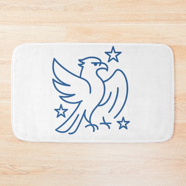 Item preview, Minimal Blue Eagle Outline With Surrounding Stars designed and sold by kylmllr101684.