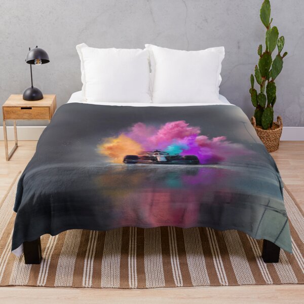 Item preview, Formula 1 car kicking up splashes of colour during a race Art Inspired By Nature And The Active Outdoors designed and sold by CDC40.