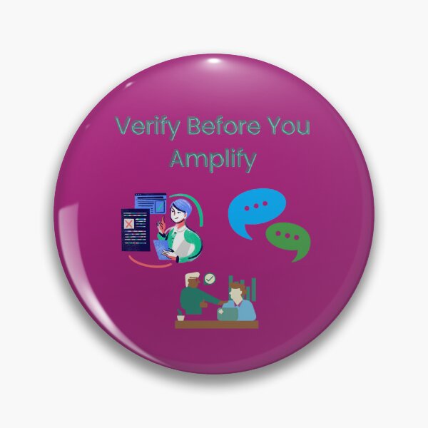 Item preview, Verify Before You Amplify designed and sold by Adrianzebrowski.