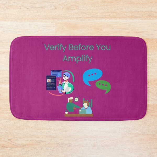 Item preview, Verify Before You Amplify designed and sold by Adrianzebrowski.