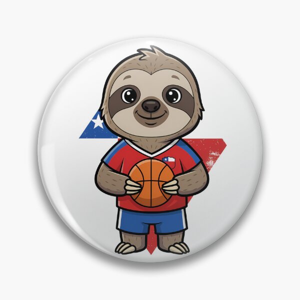 Item preview, Chilean Sloth Basketball Player Cute designed and sold by k3rstman1.