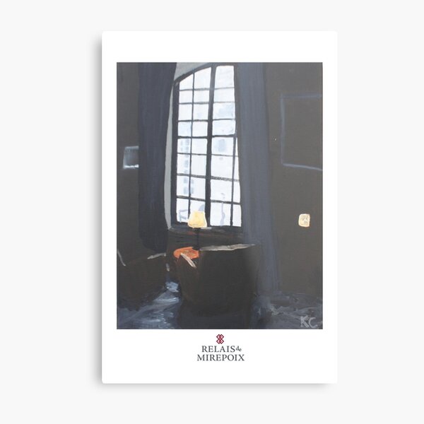 Inside the Relais de Mirepoix Metal Print