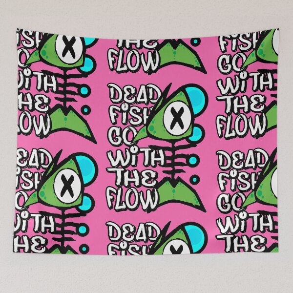 Item preview, Dead Fish Go with the Flow designed and sold by moon70star-m70s.