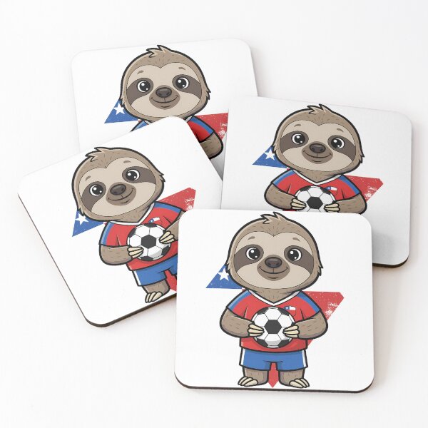 Item preview, Chile Soccer Sloth Football Player designed and sold by k3rstman1.