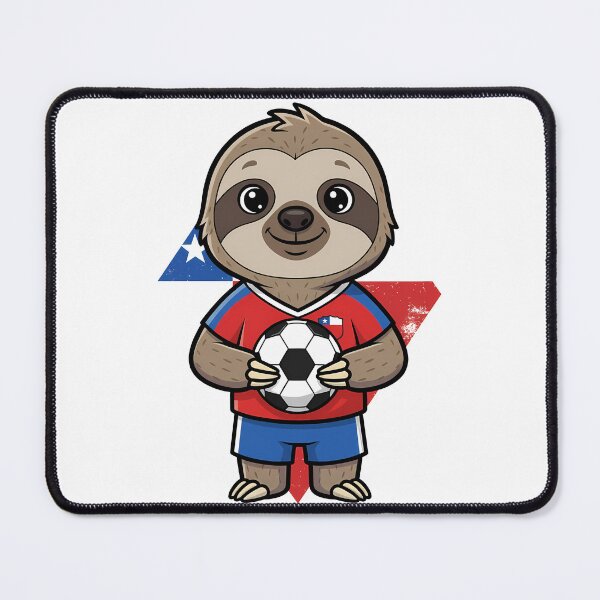 Item preview, Chile Soccer Sloth Football Player designed and sold by k3rstman1.