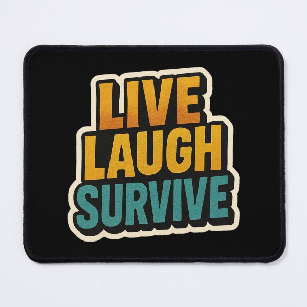 Item preview, Funny Survival Quote Sticker – Retro Dark Humor Parody Quote, Apocalypse Cozy Aesthetic designed and sold by JacobKAurumhead.