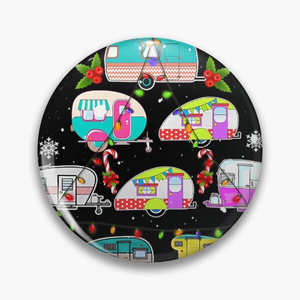 Item preview, Camper Christmas Tree Vehicles Camping RVing Trailers 	 		 designed and sold by maxieleratac.