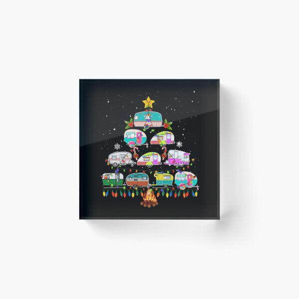 Item preview, Camper Christmas Tree Vehicles Camping RVing Trailers 	 		 designed and sold by maxieleratac.