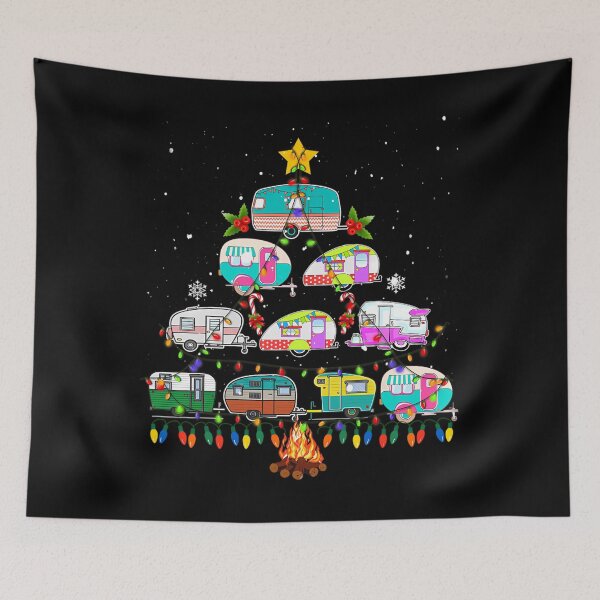 Item preview, Camper Christmas Tree Vehicles Camping RVing Trailers 	 		 designed and sold by maxieleratac.