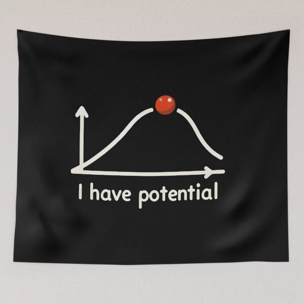 Item preview, I Have Potential Physics Science Teacher designed and sold by mester26.