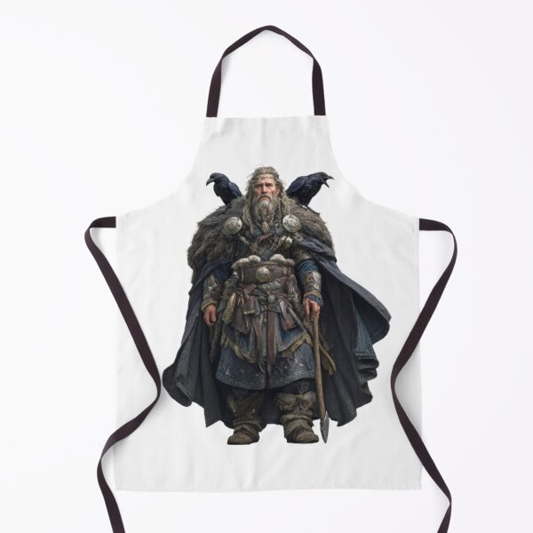Item preview, Odin with Ravens Huginn and Muninn designed and sold by AlexLineArt.