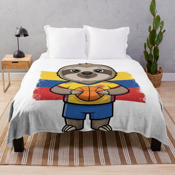 Item preview, Cute Sloth Colombia Basketball Fan designed and sold by k3rstman1.