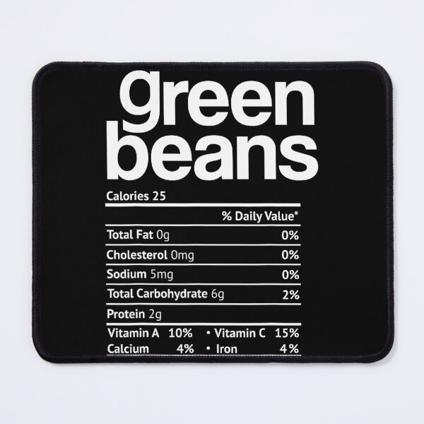 Item preview, Green beans Nutrition Facts Funny Thanksgiving Christmas designed and sold by hemkenfurlan1.