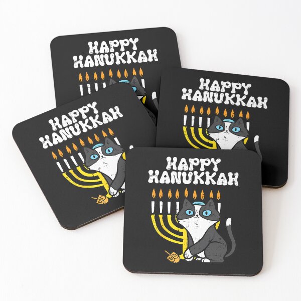 Item preview, Happy Hanukkah Jewish Cat Funny Chanukah 	 	 Kids 		 designed and sold by arleetiiuc.