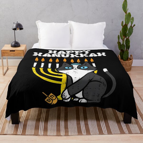 Item preview, Happy Hanukkah Jewish Cat Funny Chanukah Kids designed and sold by arleetiiuc.