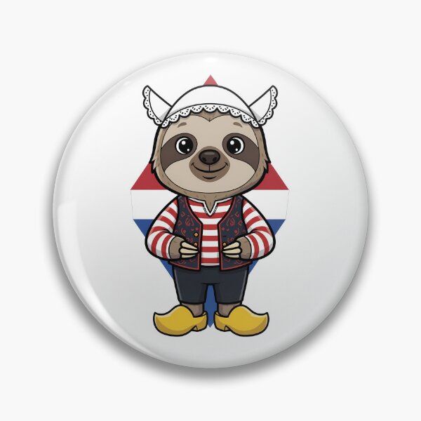 Item preview, Cute Netherlands Sloth Wooden Clogs designed and sold by k3rstman1.