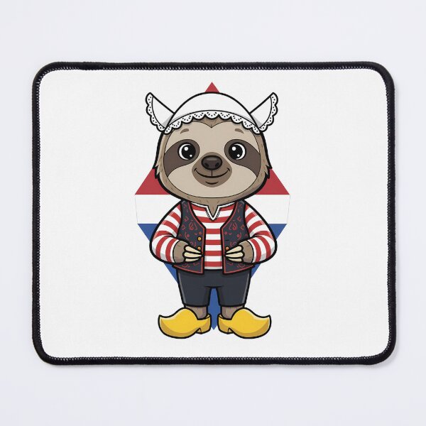 Item preview, Cute Netherlands Sloth Wooden Clogs designed and sold by k3rstman1.