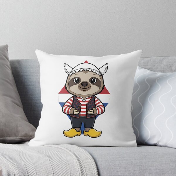 Item preview, Cute Netherlands Sloth Wooden Clogs designed and sold by k3rstman1.