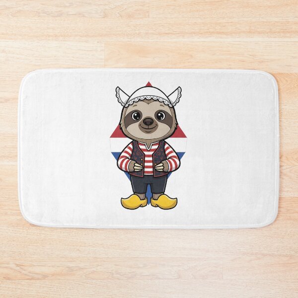 Item preview, Cute Netherlands Sloth Wooden Clogs designed and sold by k3rstman1.